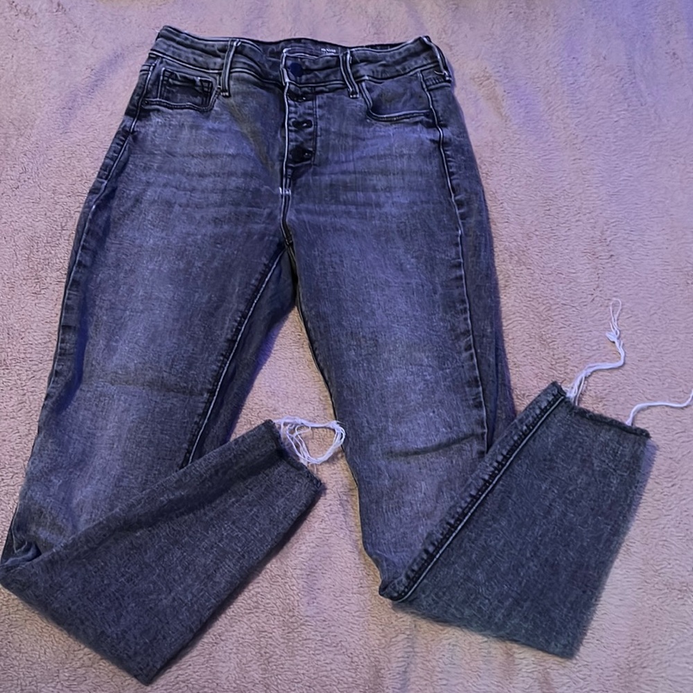 Old Navy Dark Grey Rockstar Jeans